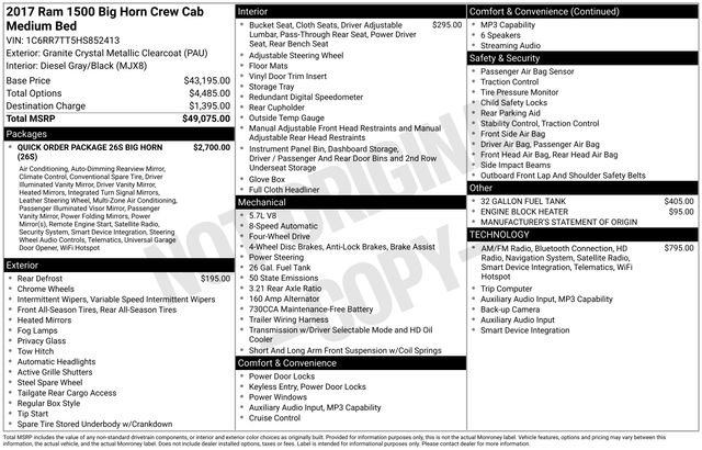 Used 2017 RAM 1500 Big Horn image 35