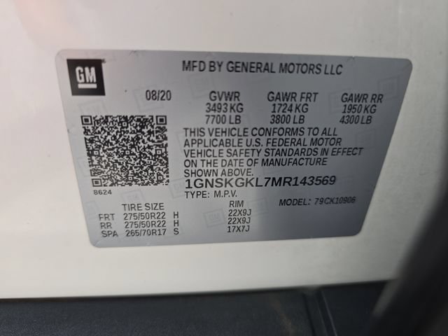 Certified 2021 Chevrolet Suburban High Country w/ Premium Package AWD/4WD image 35