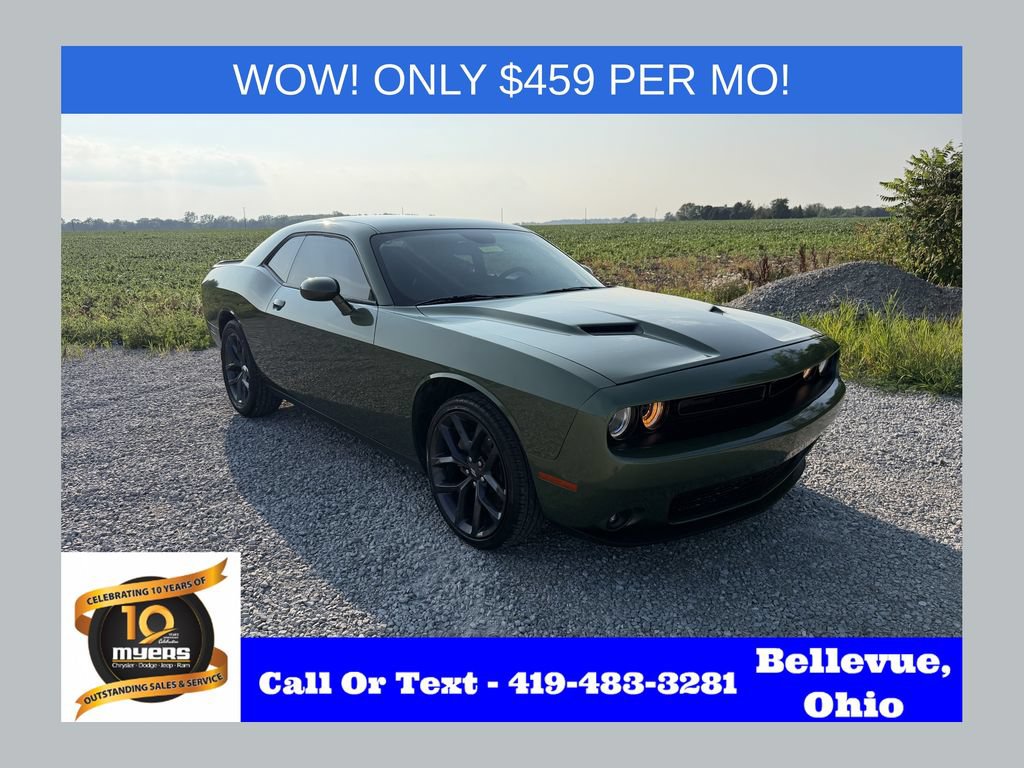 Used 2023 Dodge Challenger SXT w/ Blacktop Package RWD image 1