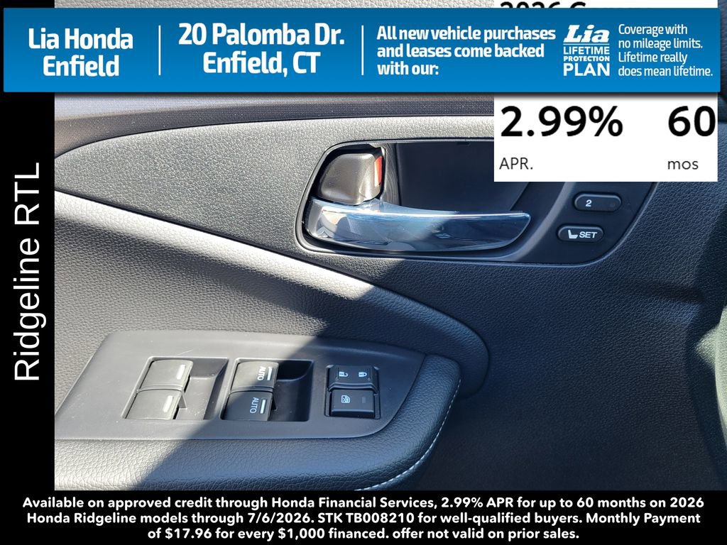 New 2026 Honda Ridgeline RTL image 13