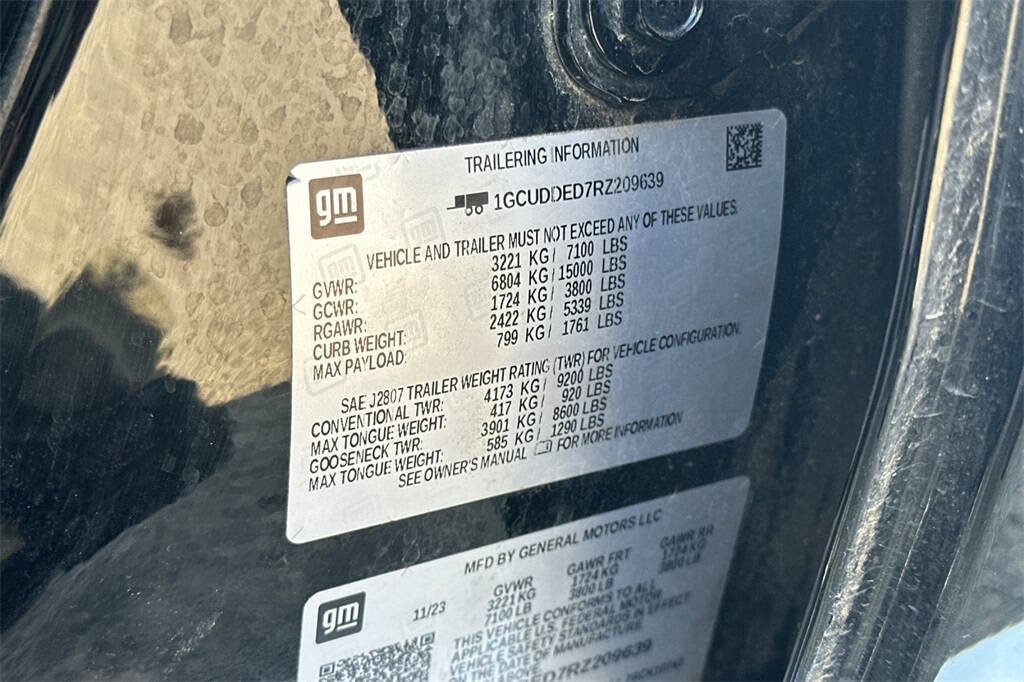 Used 2024 Chevrolet Silverado 1500 LT w/ Protection Package image 29