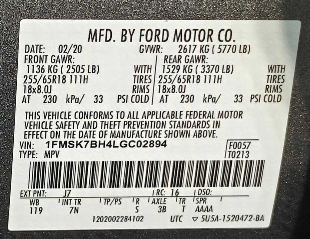 Used 2020 Ford Explorer 2WD image 52