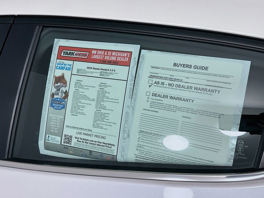 Used 2025 MAZDA MAZDA3 s FWD image 14