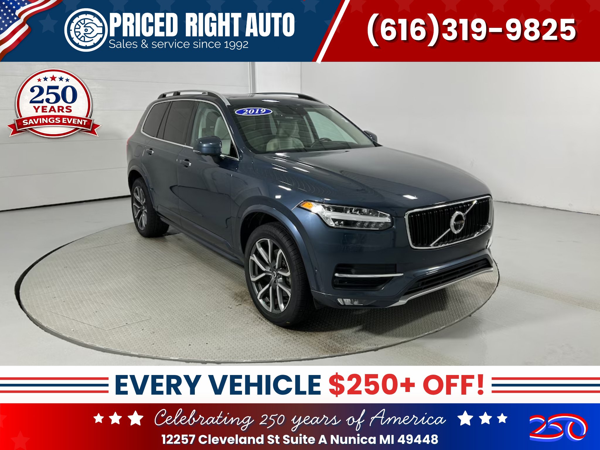 Used 2019 Volvo XC90 T6 Momentum w/ Advanced Package