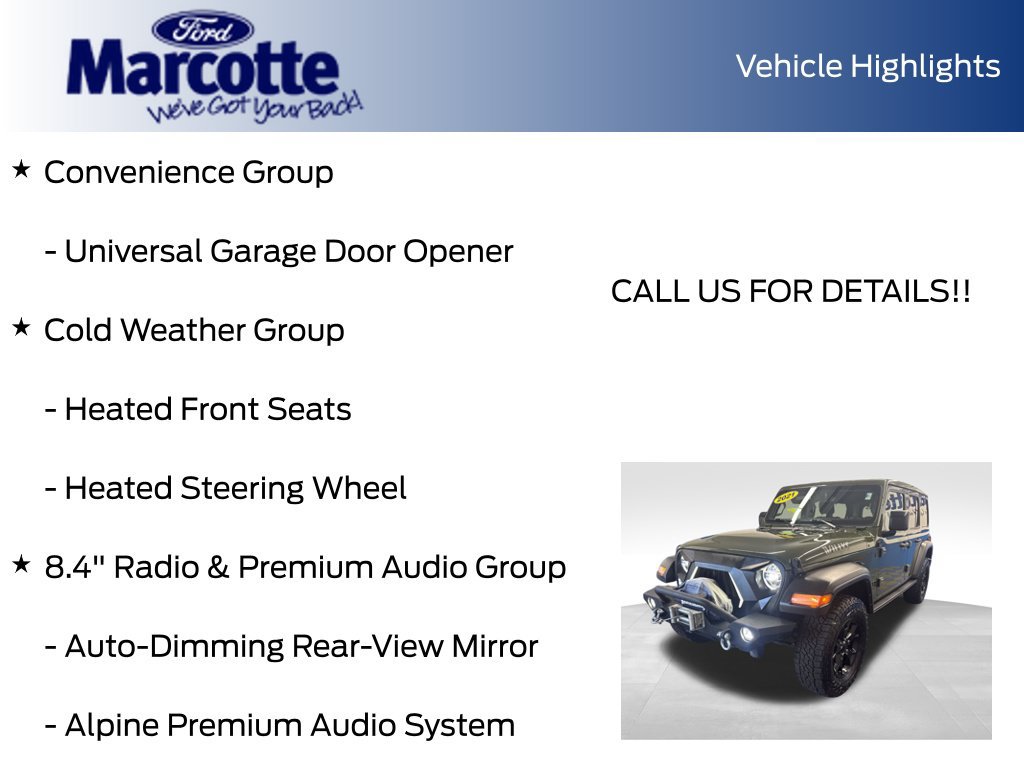 Used 2021 Jeep Wrangler Unlimited Sport AWD/4WD image 41