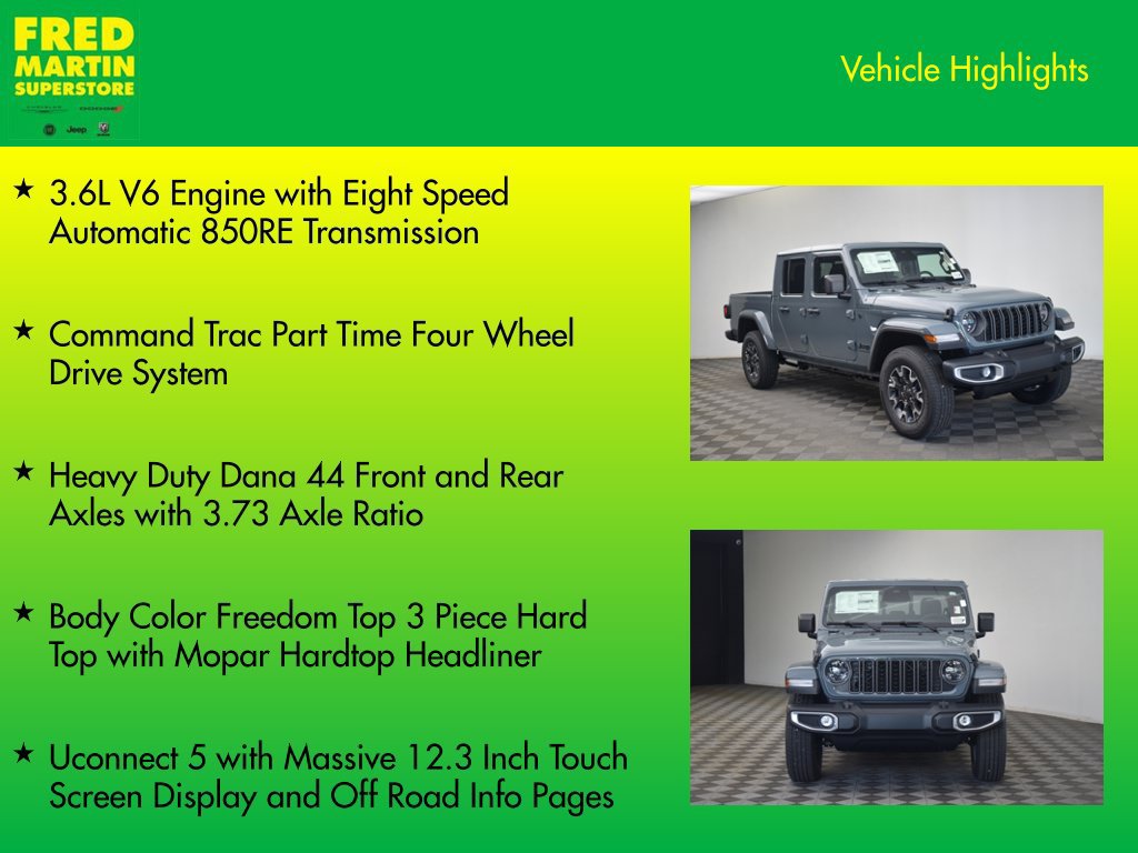 New 2026 Jeep Gladiator Sport AWD/4WD image 7