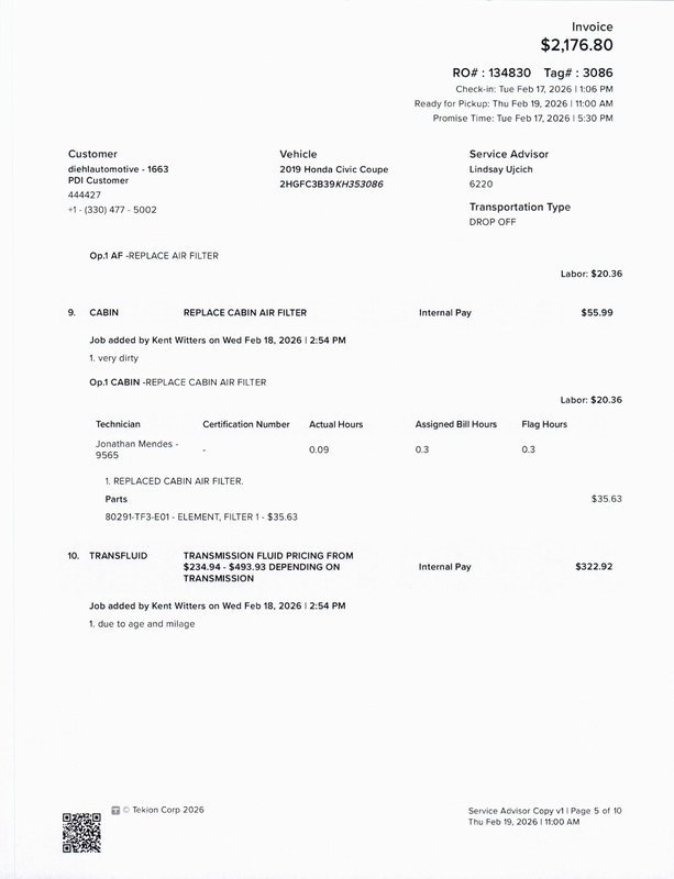 Used 2019 Honda Civic EX image 30