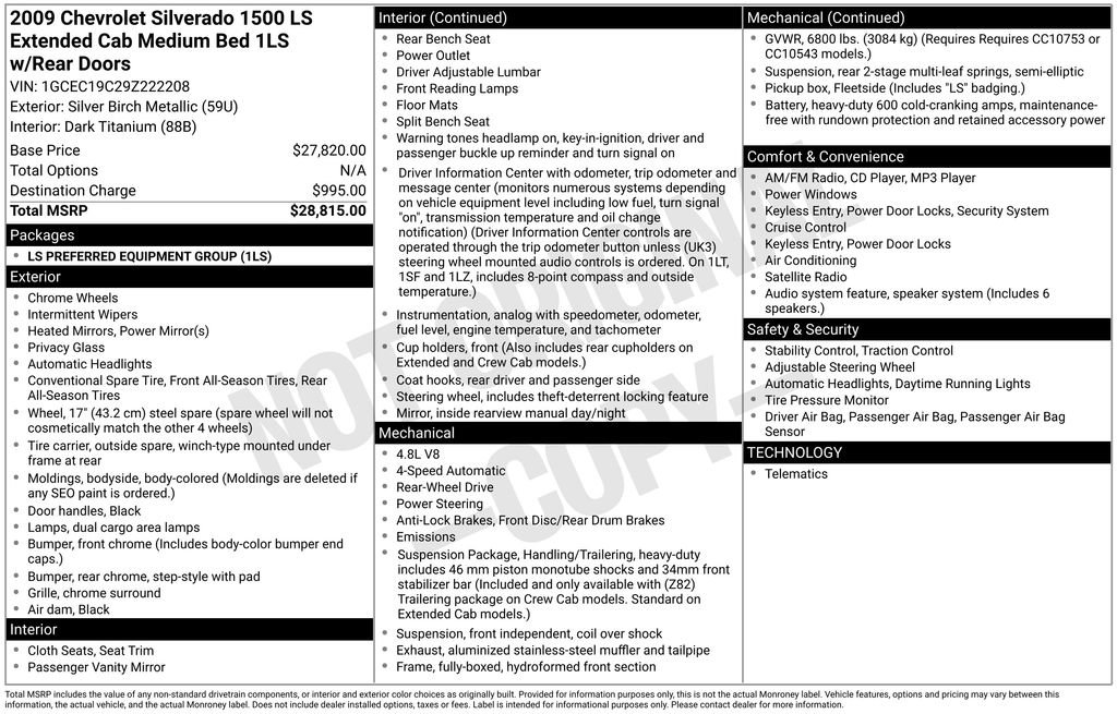 Used 2009 Chevrolet Silverado 1500 LS image 31