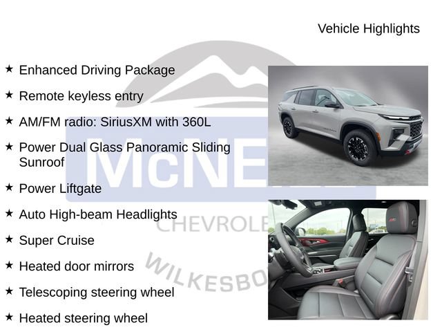 New 2026 Chevrolet Traverse Z71 w/ Enhanced Driving Package AWD/4WD image 9