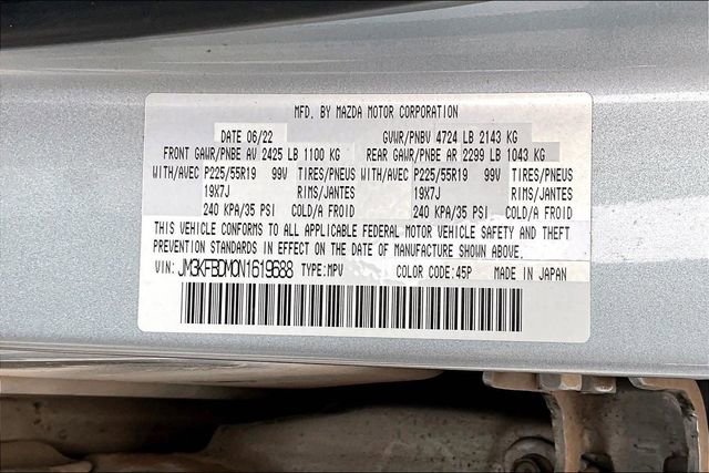 Used 2022 MAZDA CX-5 AWD 2.5 S w/ Premium Package image 35