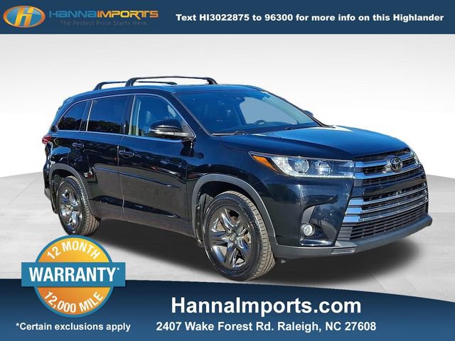 Used 2017 Toyota Highlander Limited Platinum