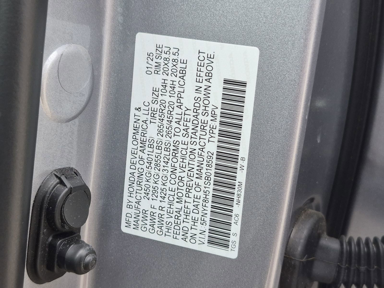 Certified 2025 Honda Passport EX-L image 22