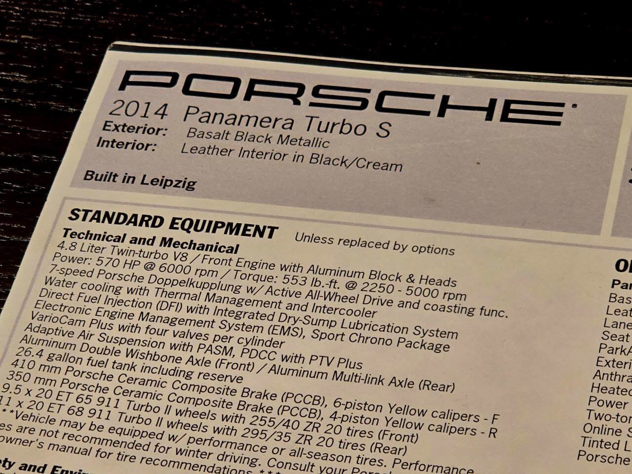 Used 2014 Porsche Panamera Turbo S w/ Exterior Package in Black image 24