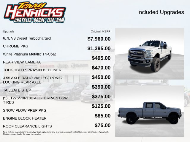 Used 2012 Ford F250 Lariat w/ Chrome Pkg AWD/4WD image 8