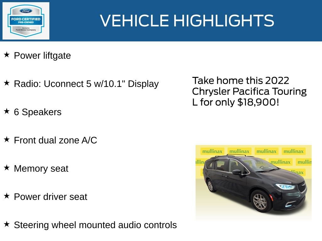 Used 2022 Chrysler Pacifica Touring-L FWD image 23