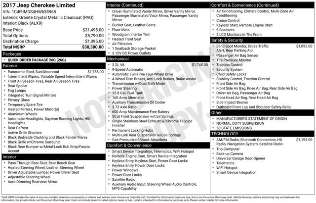 Used 2017 Jeep Cherokee Limited image 12