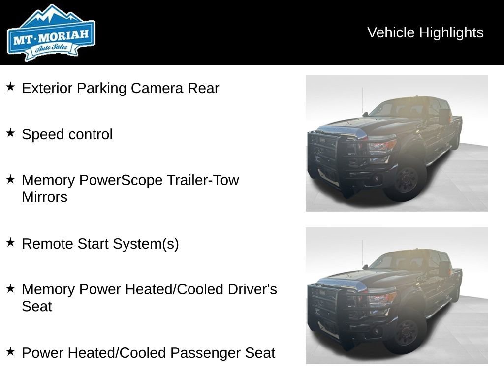 Used 2015 Ford F250 Lariat w/ Lariat Interior Package image 11