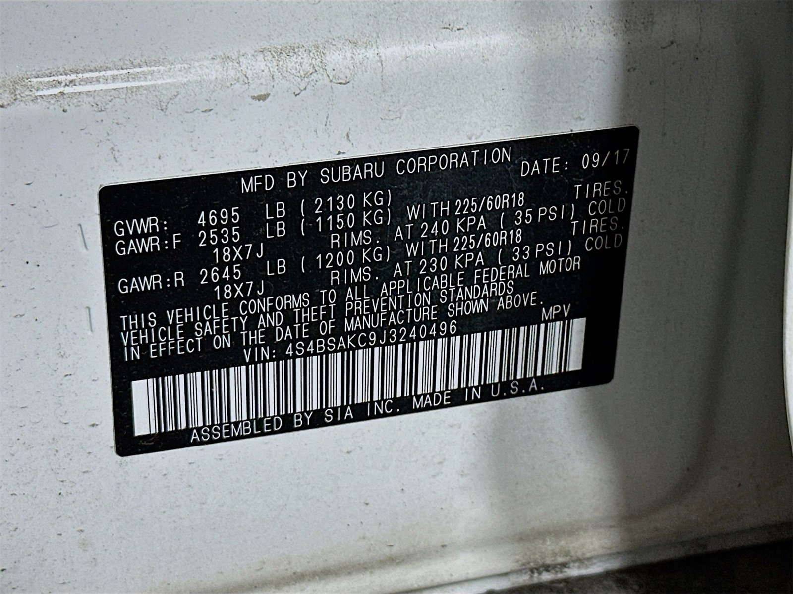 Used 2018 Subaru Outback 2.5i Limited image 32