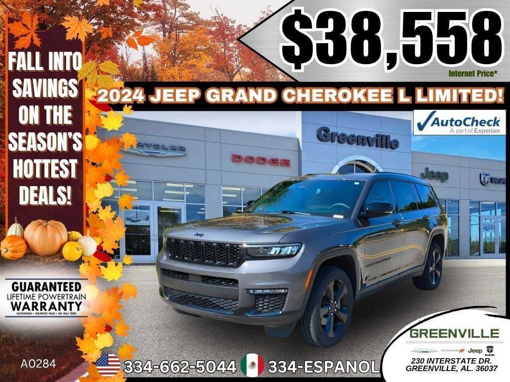 Used 2024 Jeep Grand Cherokee L Limited w/ Black Appearance Package