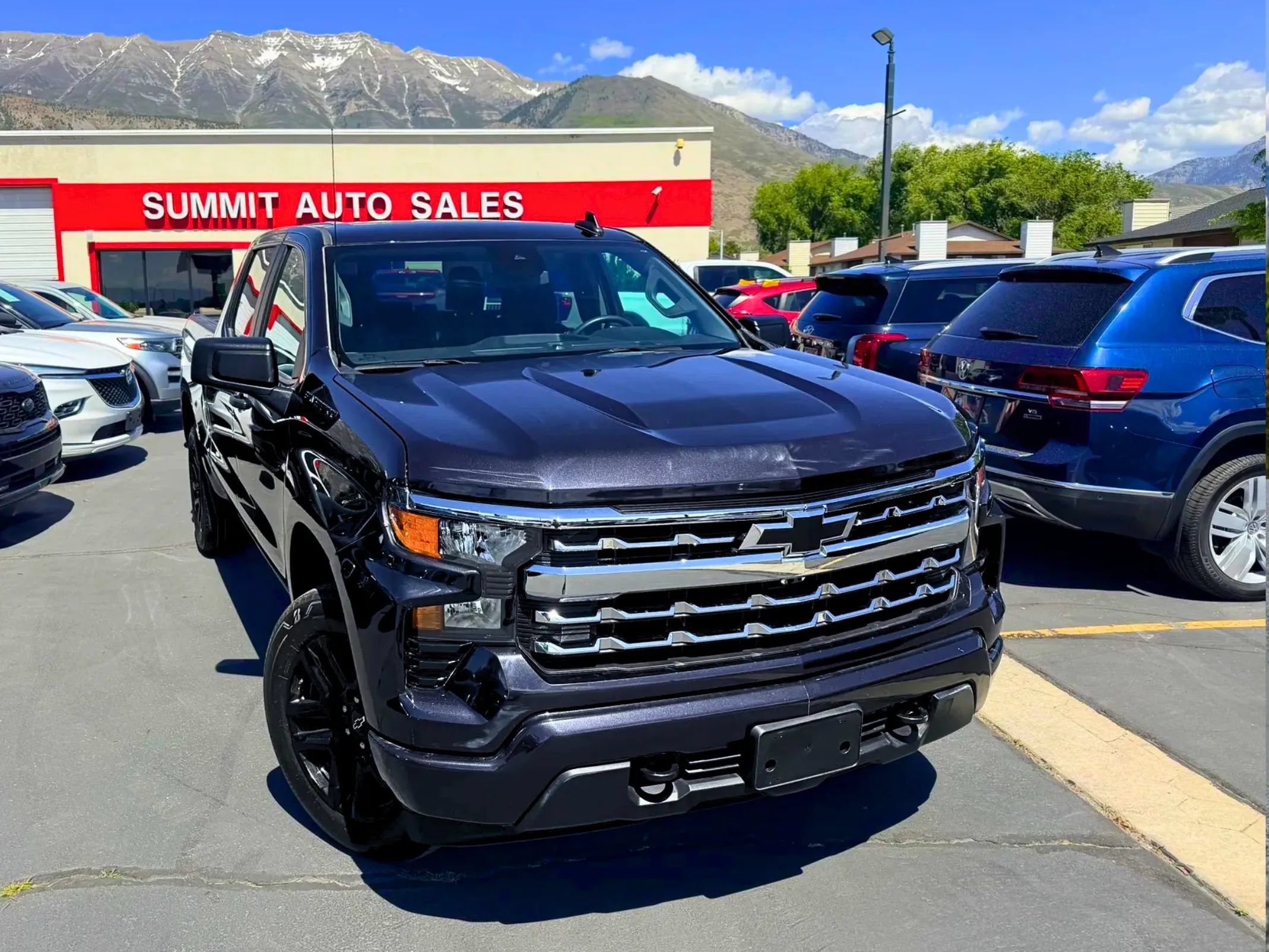 Used 2023 Chevrolet Silverado 1500 Custom w/ LPO, Dark Essentials Package AWD/4WD image 2