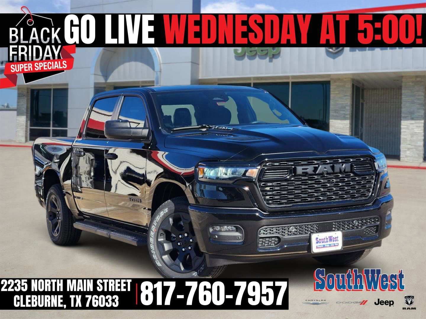 New 2025 RAM 1500 Tradesman