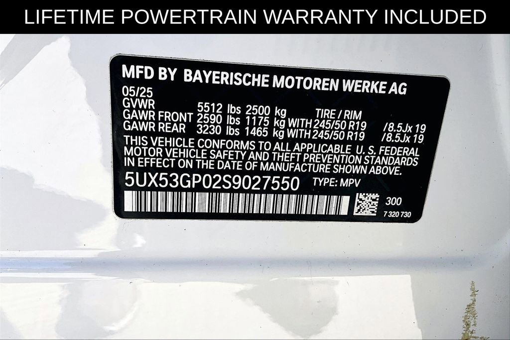 Used 2025 BMW X3 xDrive30i w/ M Sport Package image 45