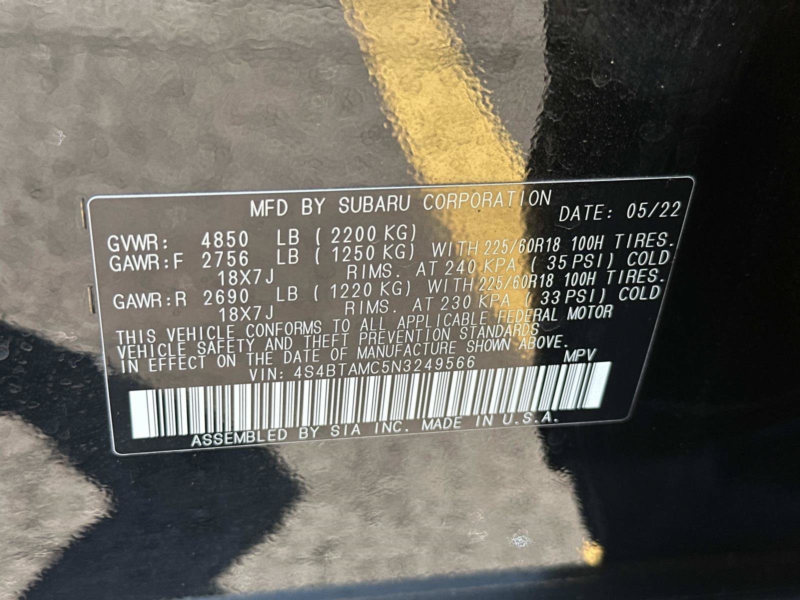 Used 2022 Subaru Outback Limited AWD/4WD image 17
