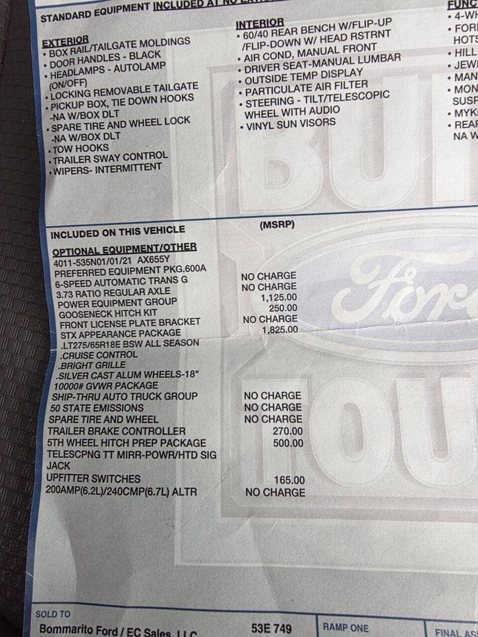 Used 2022 Ford F250 XL w/ STX Appearance Package image 21