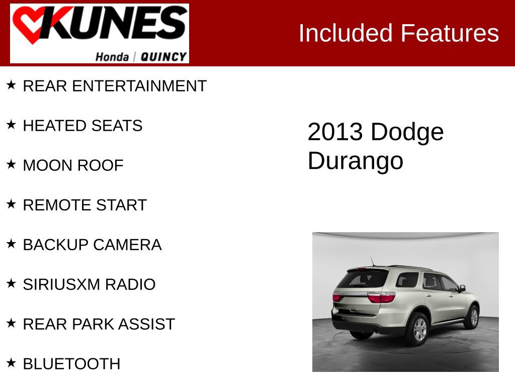 Used 2013 Dodge Durango Crew AWD/4WD image 2