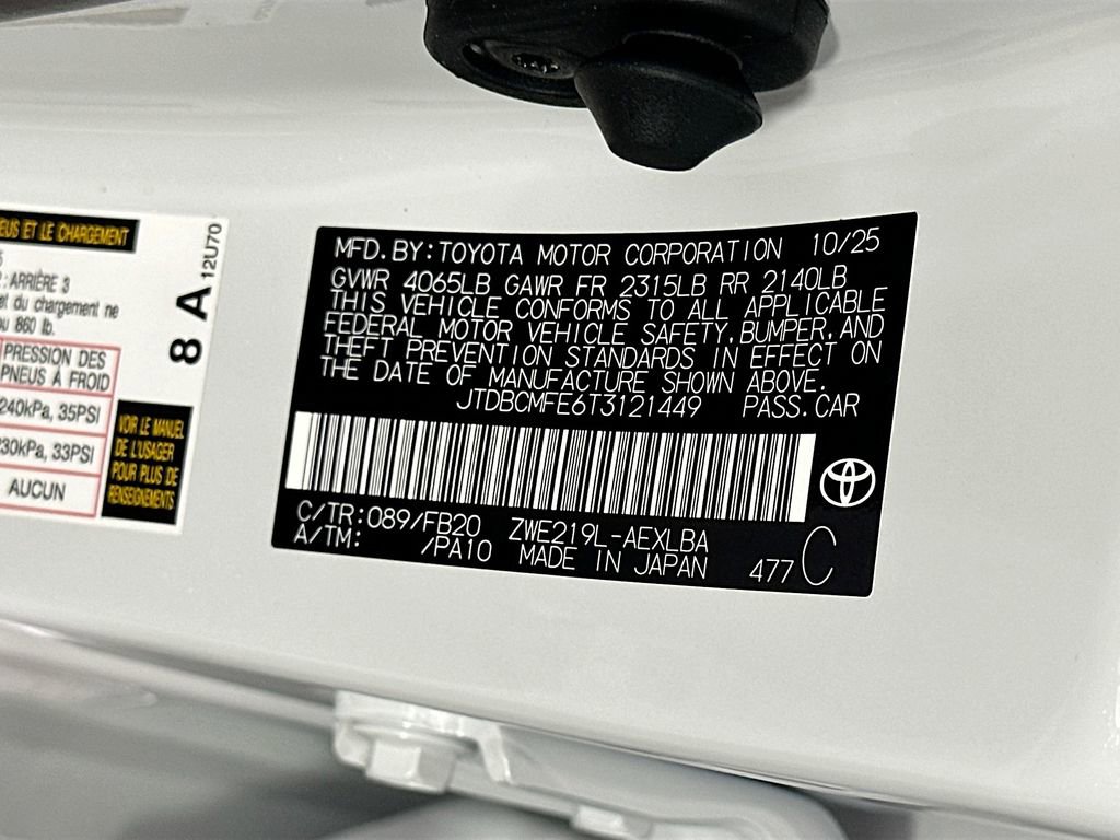Certified 2026 Toyota Corolla LE w/ LE Premium Package FWD image 31