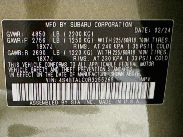 Used 2024 Subaru Outback Onyx Edition AWD/4WD image 32