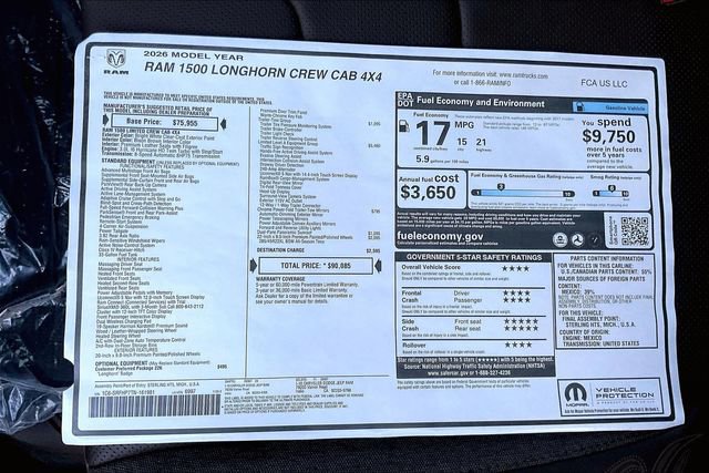 New 2026 RAM 1500 Limited image 16