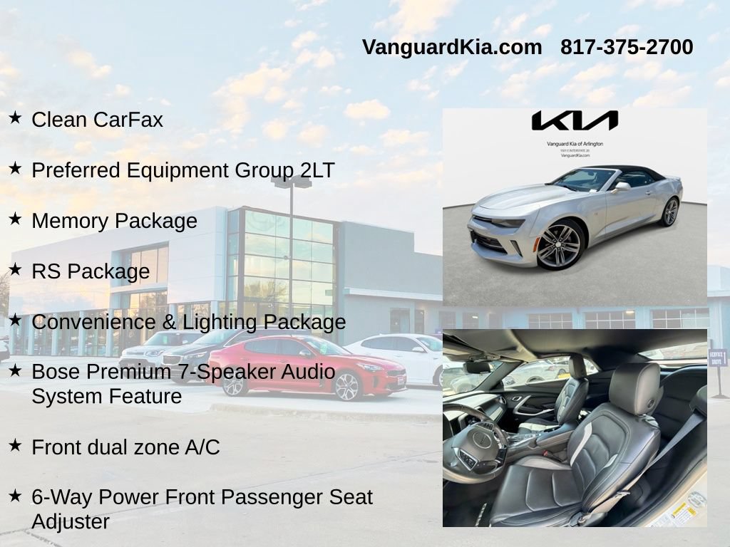 Used 2018 Chevrolet Camaro LT RWD image 6