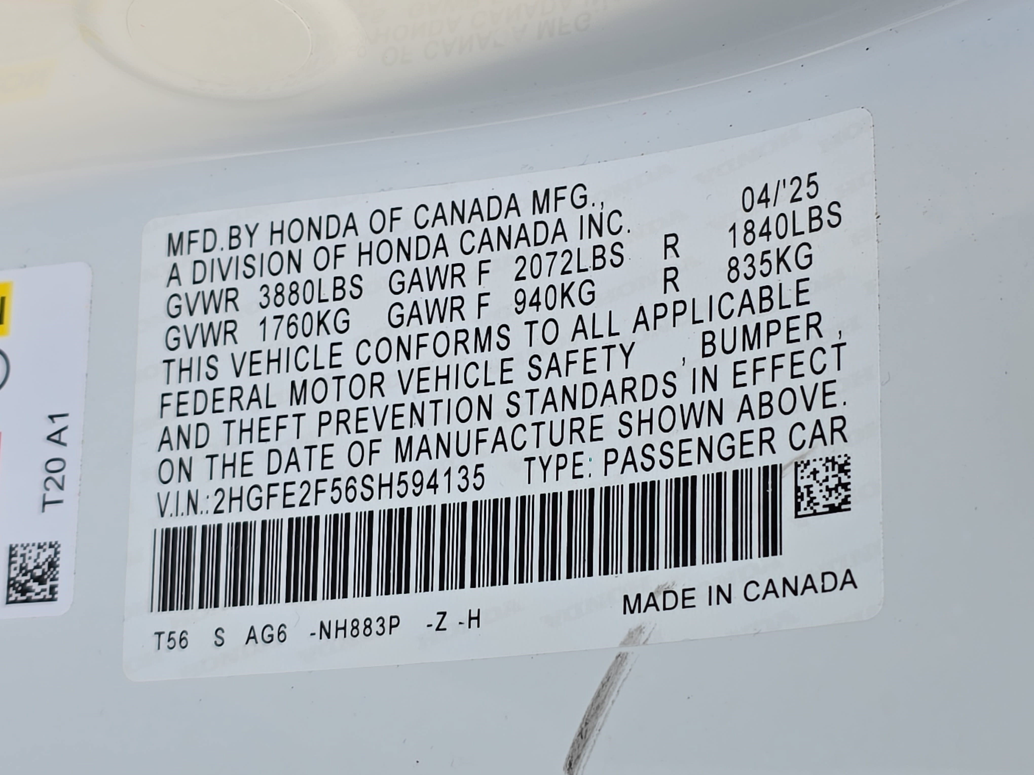 Used 2025 Honda Civic Sport image 34