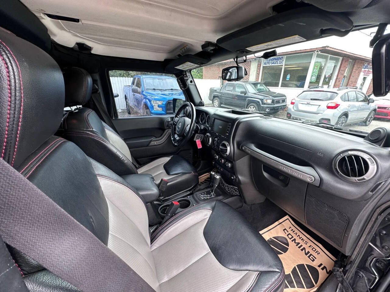 Used 2014 Jeep Wrangler Unlimited Sport w/ Quick Order Package 24S AWD/4WD image 12
