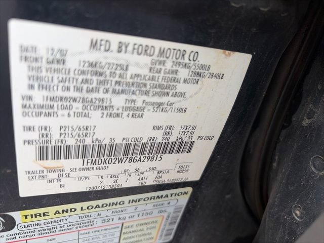 Used 2008 Ford Taurus X SEL FWD image 7