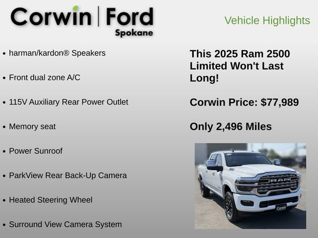 Used 2025 RAM 2500 Limited AWD/4WD image 6