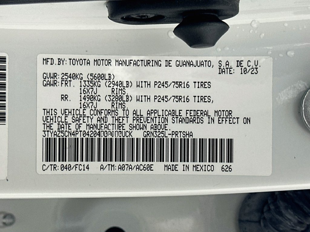 Certified 2023 Toyota Tacoma SR5 RWD image 30