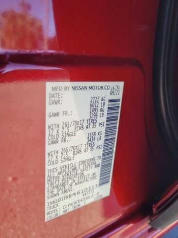 Certified 2023 Nissan Frontier PRO-4X w/ Pro-4X Premium Package image 33