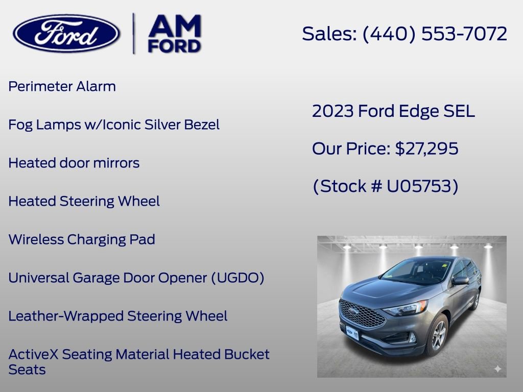 Used 2023 Ford Edge SEL w/ Convenience Package AWD/4WD image 24