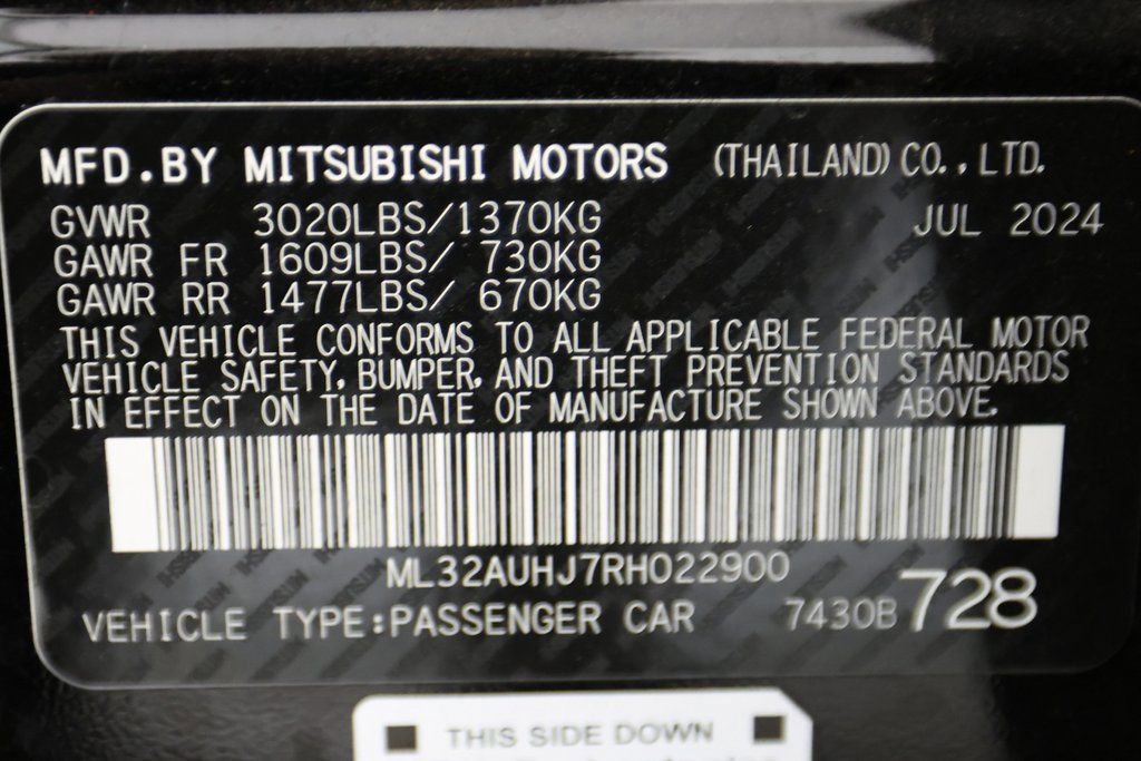 Used 2024 Mitsubishi Mirage ES image 35