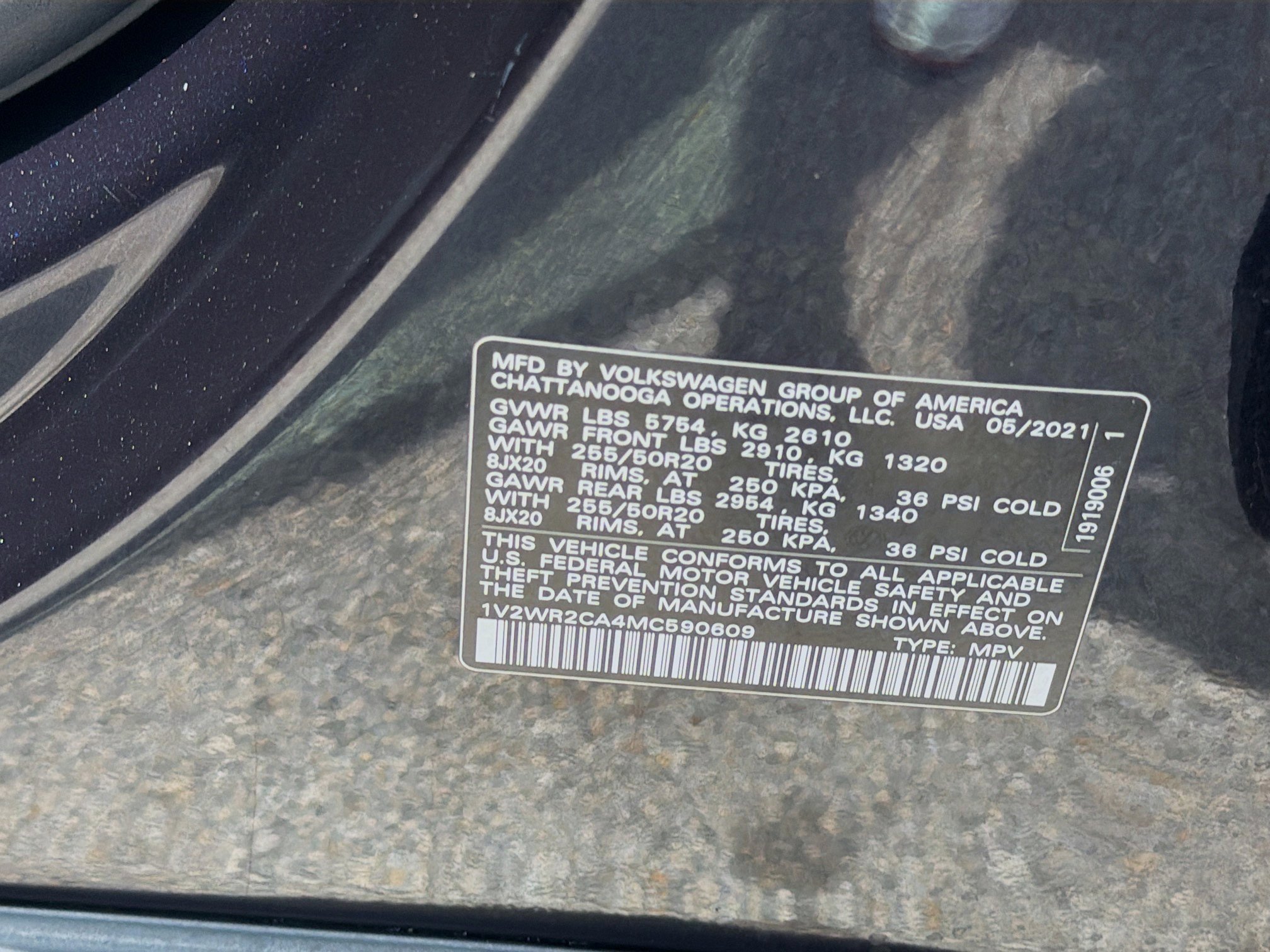 Used 2021 Volkswagen Atlas SE FWD image 38