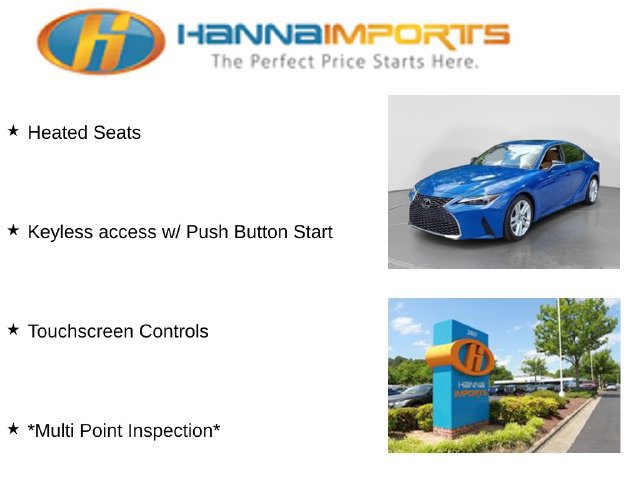Used 2023 Lexus IS 300 w/ Comfort Package RWD image 15