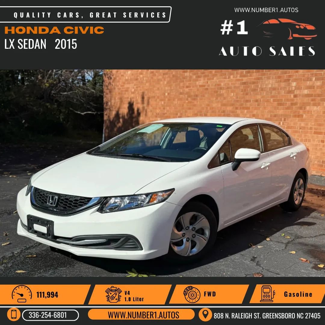 Used 2015 Honda Civic LX