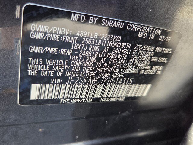 Used 2019 Subaru Forester Touring w/ Popular Package #3 AWD/4WD image 17