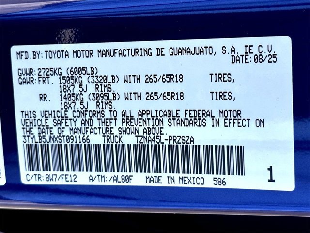 New 2025 Toyota Tacoma TRD Sport image 25