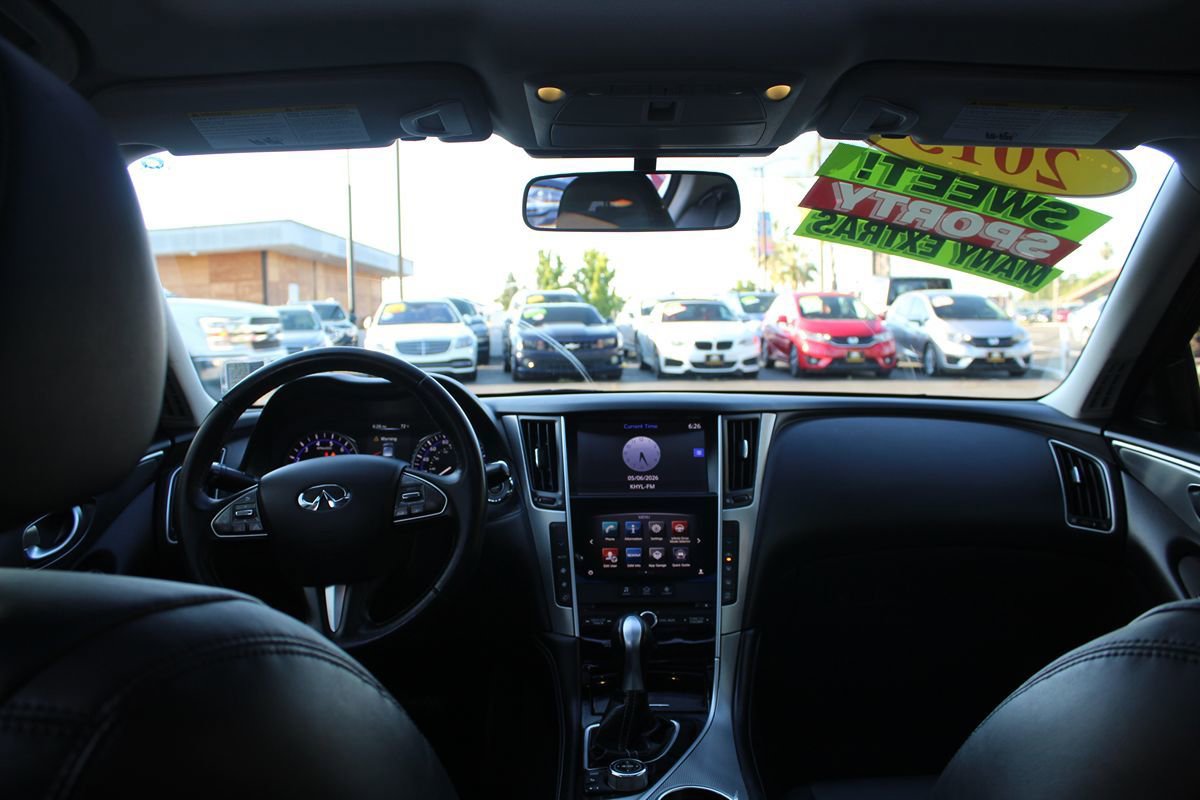 Used 2015 INFINITI Q50 w/ Moonroof Package RWD image 26