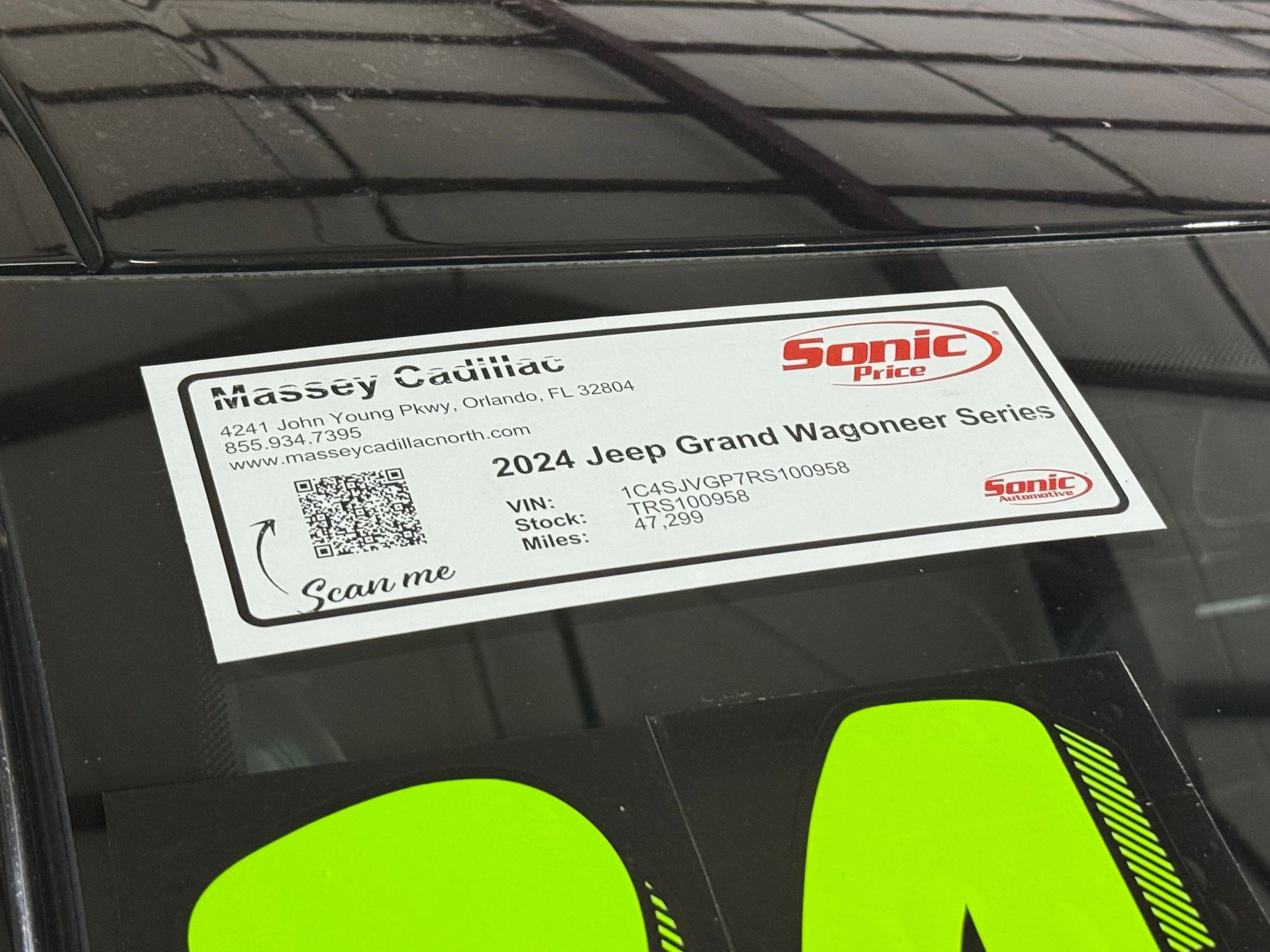 Used 2024 Jeep Grand Wagoneer Series III w/ HD Trailer Tow Package image 60