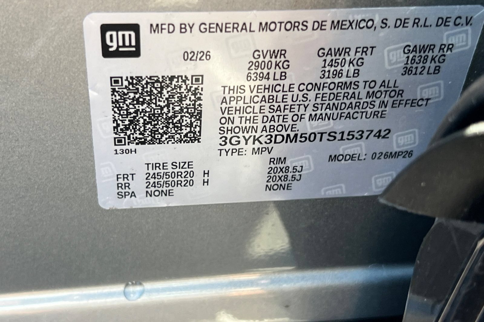 Certified 2026 Cadillac Optiq Luxury 2 w/ LPO, Floor Liner Package RWD image 53