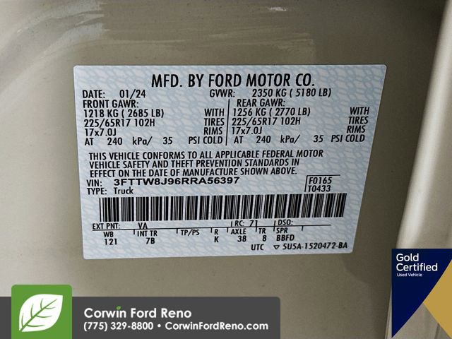 Certified 2024 Ford Maverick XLT w/ Equipment Group 300A Standard image 34